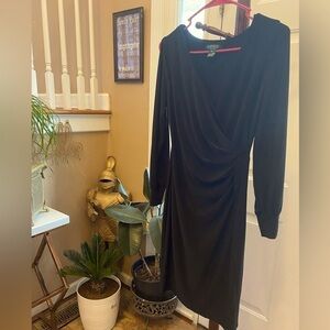 Ralph LAUREN FAUX WRAP DRESS SIZE 6P